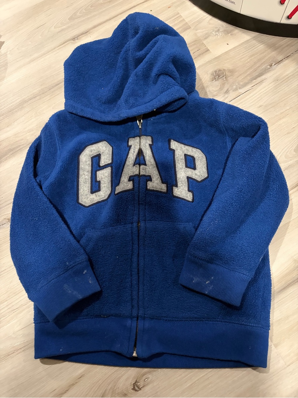 GAP Kids Royal Blue Hooded Fleece Zip Jacket